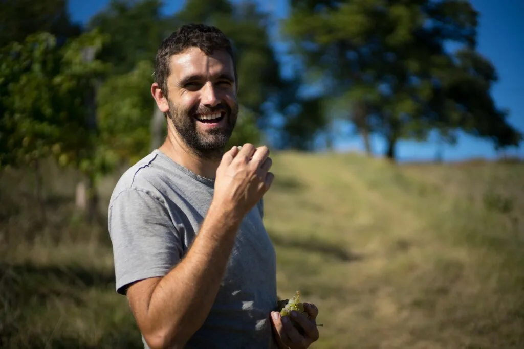 Jean-Baptiste Semmartin, vigneron du Domaine Lajibe à Lucq-de-Béarn