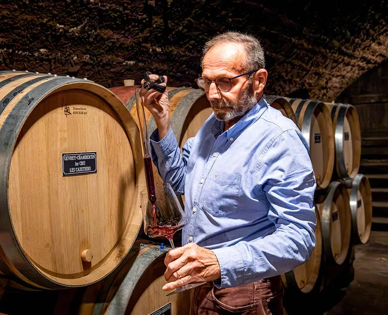 Bruno Clair, vigneron du Domaine Bruno Clair à Marsannay-la-Côte, en Bourgogne