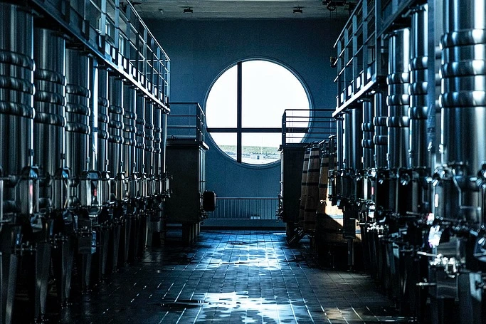 La cuverie du domaine Alberto Orte