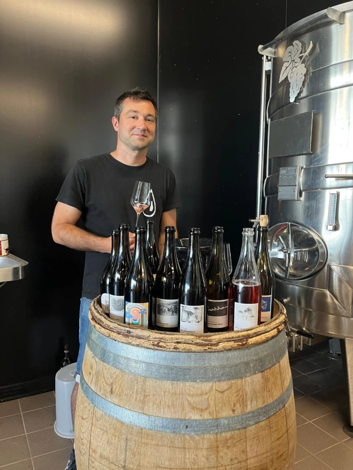 Portrait du vigneron de champagne Etienne Calsac à Avize