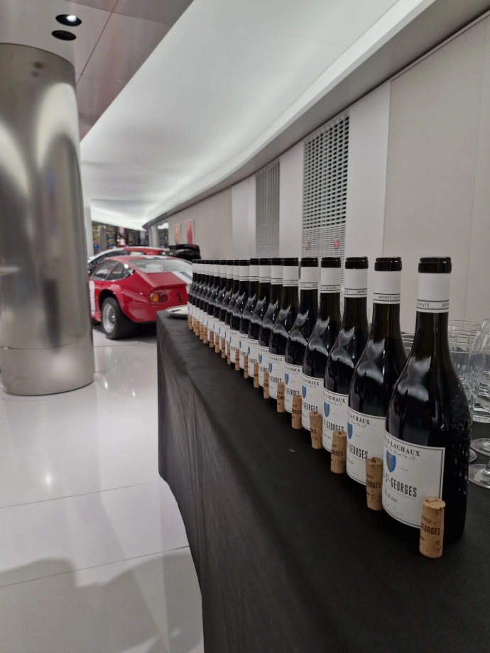 dégustation d'exception à la collection, automobile par les sommeliers triple vins