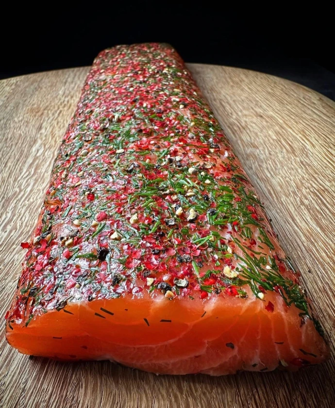 Filet de saumon en accord met et vin