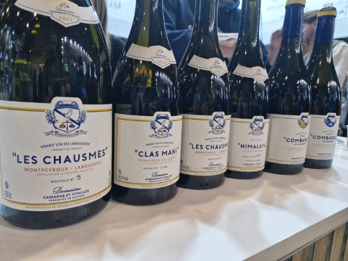 Dégustation des vins du domaine Cassagne et Vitailles à Wine Paris 2026