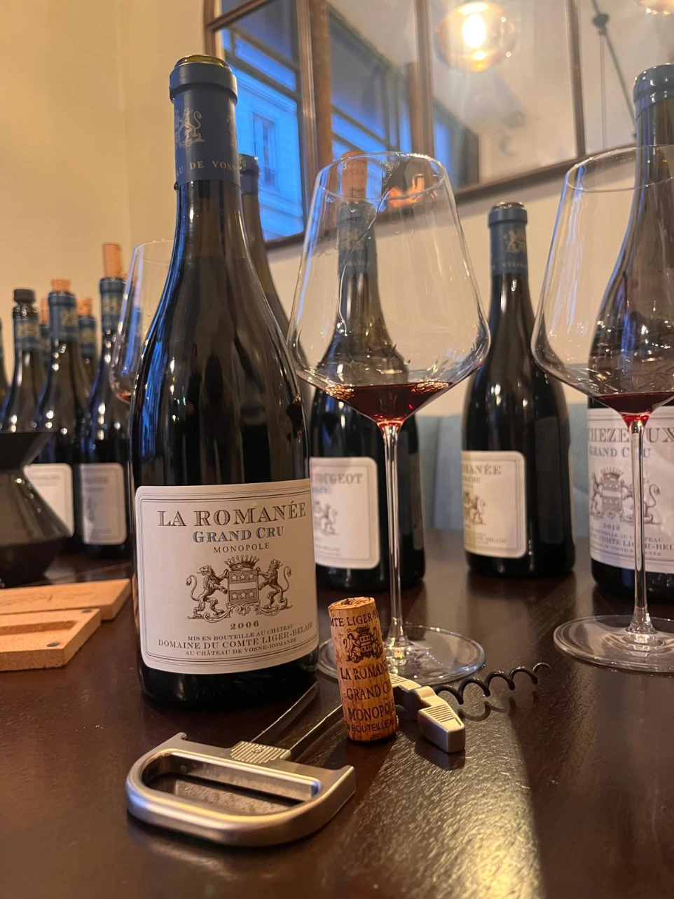 Événement-Dîner-Vigneron-Comte-Liger-Belair-Sommellerie-Conseil