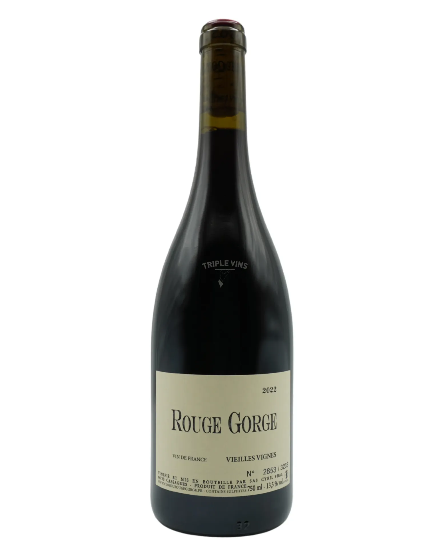 Vin de France "Vieilles Vignes" - Clos du Rouge Gorge 2022