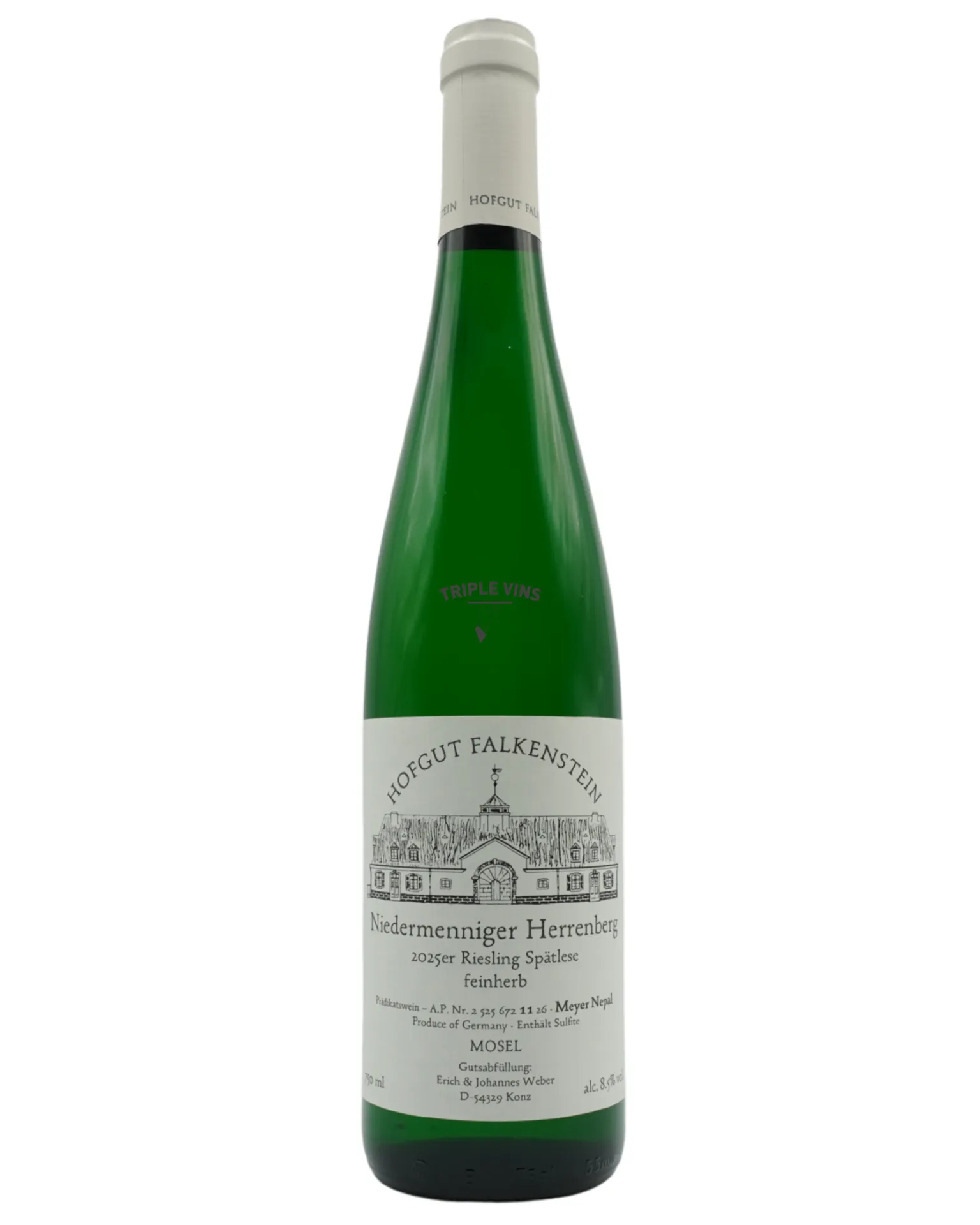 Niedermenniger Herrenberg "Riesling Spätlese - Feinherb - Meyer Nepal" - Hofgut Falkenstein 2025