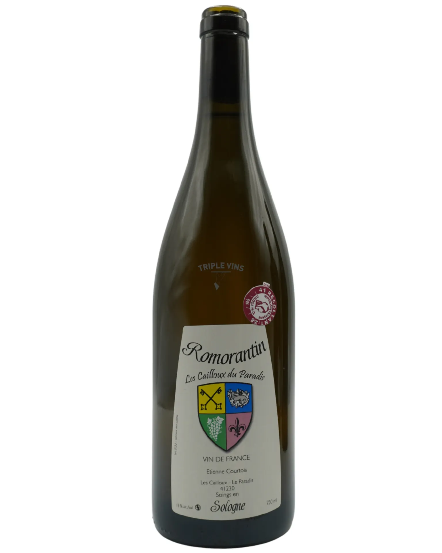 Vin de France "Romorantin" - Les Cailloux du Paradis 2022